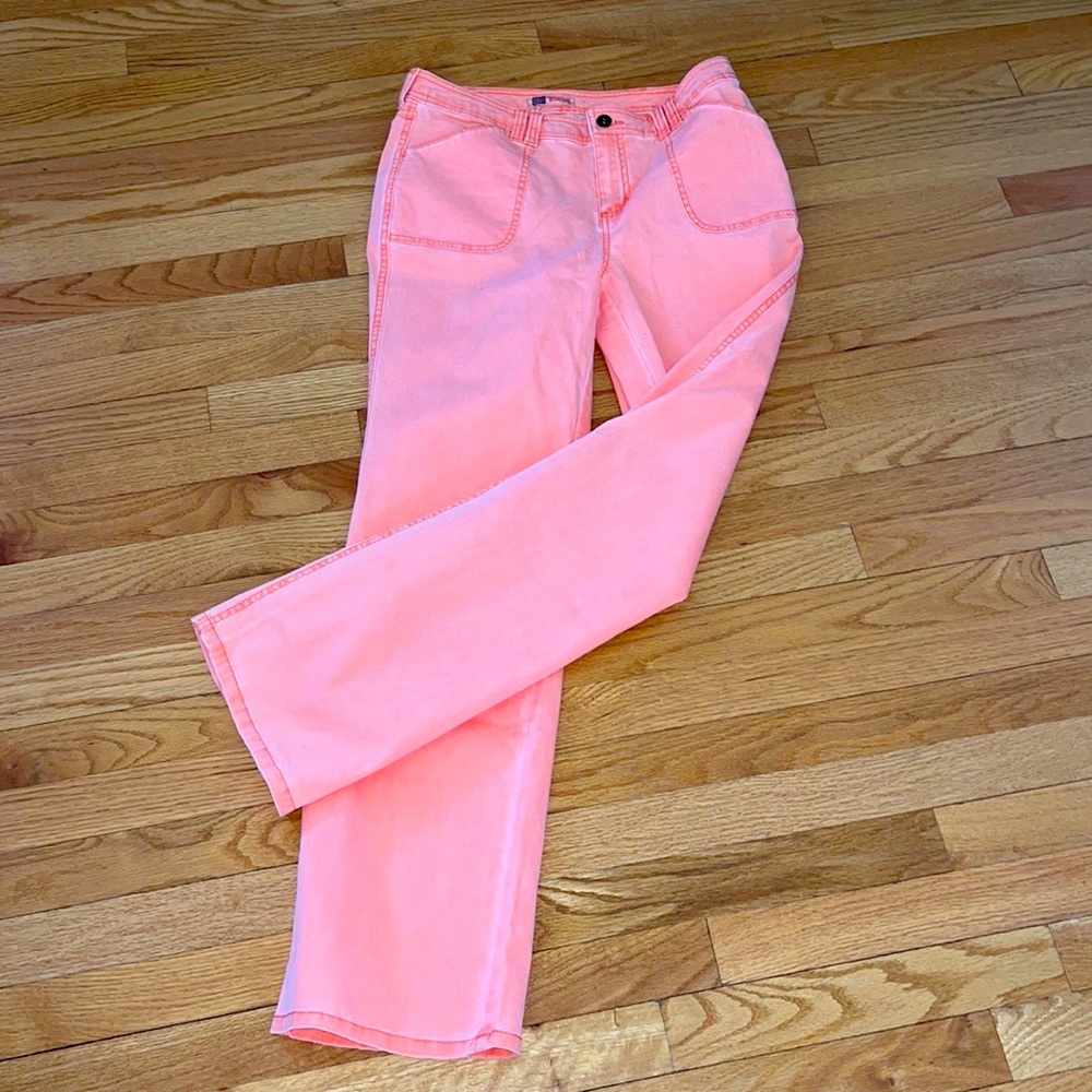 FADED GLORY Peach/Orange Stretch Jeans~sz 10